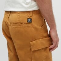 Szorty, spodenki męskie TIMBERLAND SZORTY TWILL CARGO SHORT tb0a5u1bp471 kolor musztardowy