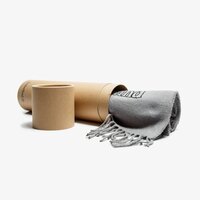 TIMBERLAND SZALIK SOLID SCARF CHAIN STITCH tb0a1evsc811 kolor szary