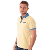 Koszulka polo męska TIMBERLAND POLO SS SLIM OXFORD 4653j718 kolor żółty
