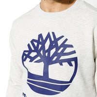 Bluza męska TIMBERLAND BLUZA CREW SWEAT WITH STACKED LOGO a1mbkm30 kolor szary