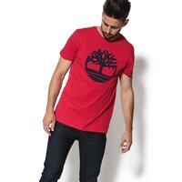 T-shirt, koszulka męska TIMBERLAND T-SHIRT SS SS KENNEBEC RIVER a1l6ok72 kolor czerwony