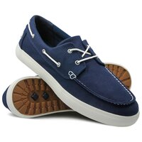 Sneakersy męskie TIMBERLAND UNION WHARF 2 EYE BOAT OXFORD  ca1q86 kolor granatowy