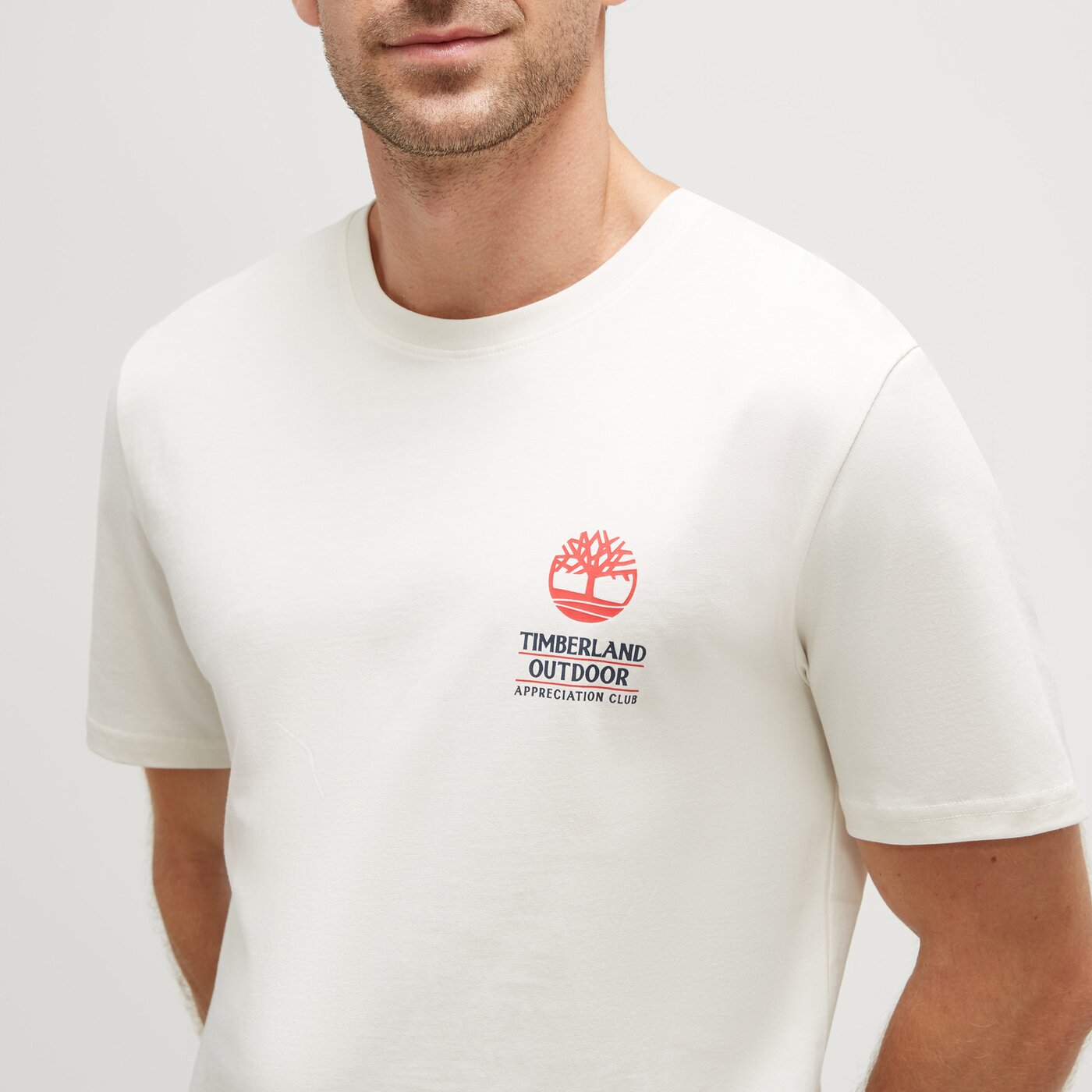 Timberland Bianco Organic Cotton Men's T-Shirt main image 1