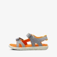 Sandały dziecięce TIMBERLAND PERKINS ROW 2-STRAP ca1nmd kolor szary