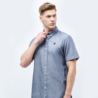 Koszula męska TIMBERLAND KOSZULA SS ELA RIVER ELEVATED OXFORD SOLID SHIRT  tb0a21ydb681 kolor niebieski