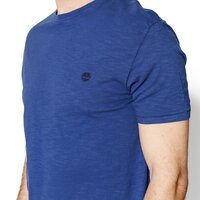 T-shirt, koszulka męska TIMBERLAND T-SHIRT SS GREAT BROOK O'DYE CREW a1l6y428 kolor granatowy