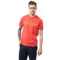 T-shirt, koszulka męska TIMBERLAND T-SHIRT SS KENNEBEC RIVER 6636j801 kolor różowy