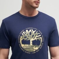 T-shirt, koszulka męska TIMBERLAND T-SHIRT TREE LOGO LAKE HOUSE GRAPHIC TEE tb0a5mvr4511 kolor szary