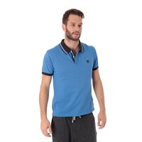 Koszulka polo męska TIMBERLAND POLO SS TIPED PIQUE 4651j422 kolor niebieski