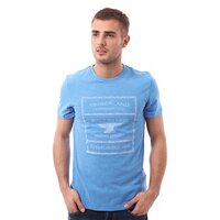 T-shirt, koszulka męska TIMBERLAND T-SHIRT SS SLUB  MULTI SHAPE TEE 5364j422 kolor niebieski