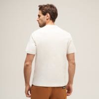 T-shirt, koszulka męska TIMBERLAND T-SHIRT STACK LOGO GRAPHIC SS TEE tbc0yhagcm91 kolor biały
