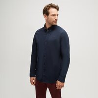 Koszula męska TIMBERLAND KOSZULA LS SOLID POPLIN SHIRT REGULAR tb0a6grh4331 kolor granatowy