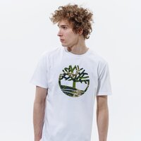 T-shirt, koszulka męska TIMBERLAND T-SHIRT KENNEBEC RIVER SEASONAL PATTERN TREE LOGO tb0a2faq1001 kolor biały