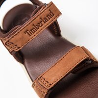 Sandały dziecięce TIMBERLAND NUBBLE SANDAL LTHR 2 STR ca1rai kolor brązowy