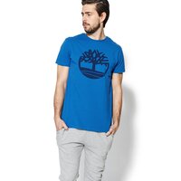 T-shirt, koszulka męska TIMBERLAND T-SHIRT SS KENNEBEC RIVER BRAND a1l6ok74 kolor niebieski