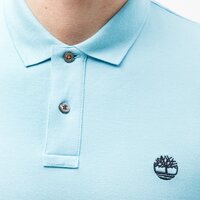 Koszulka polo męska TIMBERLAND POLO SS MILLERS RIVER PIQUE POLO REGULAR tb0a2bnmbf21 kolor niebieski
