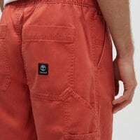 Szorty, spodenki męskie TIMBERLAND SZORTY WASHED HEAVY TWILL CARPENTER SHORT tb0a5tm7eg61 kolor czerwony