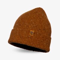 Czapka zimowa damska TIMBERLAND CZAPKA RIBBED FLECK YARN BEANIE tb0a2nm4p471 kolor brązowy