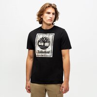 T-shirt, koszulka męska TIMBERLAND T-SHIRT SS SEASONAL PRINT FRONT STACK LOGO TEE tb0a6cea0011 kolor czarny