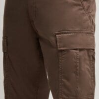 Spodnie męskie TIMBERLAND SPODNIE BROOKLINE TWILL CARGO PANT tb0a2pg9bk01 kolor brązowy