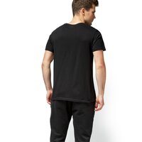 T-shirt, koszulka męska TIMBERLAND T-SHIRT SLS SEASONAL LOGO TEE a1n8y001 kolor czarny