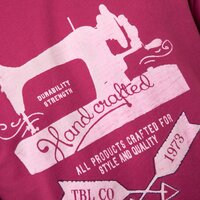 T-shirt, koszulka męska TIMBERLAND T-SHIRT HANDCRAFTED 7060j637 kolor bordowy