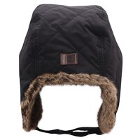 czapka zimowa męska TIMBERLAND CZAPKA NYLON TRAPPER j1608001 kolor czarny