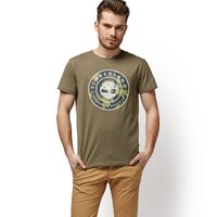 T-shirt, koszulka męska TIMBERLAND T-SHIRT SS TFO MOUNTAIN INSPIRED GRAPHIC tb0a1o1z5901 kolor zielony
