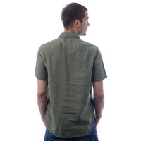 Koszula męska TIMBERLAND KOSZULA SS LINEN PELHAM 37601590 kolor khaki