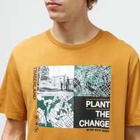 T-shirt, koszulka męska TIMBERLAND T-SHIRT SS NATURE NEEDS HEROES GRAPHIIC tb0a2g52p471 kolor brązowy
