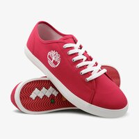 Trampki dziecięce TIMBERLAND NEWPORT BAY CANVAS OX tb0a246mp921 kolor czerwony