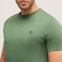 T-shirt, koszulka męska TIMBERLAND T-SHIRT SHORT SLEEVE TEE tb0a2bpra6z1 kolor zielony
