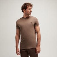 T-shirt, koszulka męska TIMBERLAND T-SHIRT DUNSTAN RIVER SHORT SLEEVE TEE tb0a2bprbk01 kolor brązowy