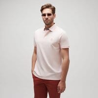 Koszulka polo męska TIMBERLAND POLO BABOOSIC BROOK OXFORD POLO tb0a6bwgerv1 kolor różowy