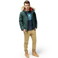 Kurtka zimowa męska TIMBERLAND KURTKA DV SCAR RIDGE SNORKEL tb0a1mxxe201 kolor zielony