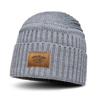 czapka zimowa męska TIMBERLAND CZAPKA ZIMOWA GULF BEACH RIBBED BEANIE a1egwc81 kolor szary