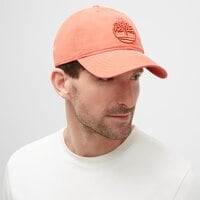 Czapka męska TIMBERLAND CZAPKA COTTON CANVAS BASEBALL CAP tb0a1e9mw781 kolor czerwony