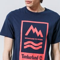 T-shirt, koszulka męska TIMBERLAND T-SHIRT MTR PRINT CREW TEE REG tb0a2fnh4331 kolor granatowy