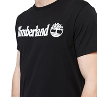 T-shirt, koszulka męska TIMBERLAND T-SHIRT LOGO TEE tb0a1y440011 kolor czarny