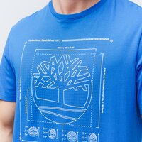 T-shirt, koszulka męska TIMBERLAND T-SHIRT KENNEBEC BRAND CARRIER PUFF EFFECT GRAPHI tb0a2cb9i551 kolor niebieski