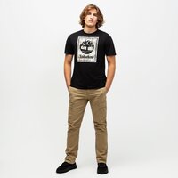 T-shirt, koszulka męska TIMBERLAND T-SHIRT SS SEASONAL PRINT FRONT STACK LOGO TEE tb0a6cea0011 kolor czarny