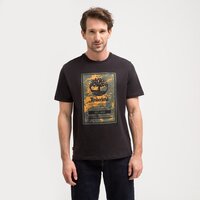 T-shirt, koszulka męska TIMBERLAND T-SHIRT SS PRINTED LOGO TEE tb0a66x10011 kolor czarny