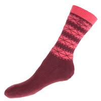 Damskie skarpetki TIMBERLAND SKARPETY SEASONAL  CREW j0212211 kolor bordowy