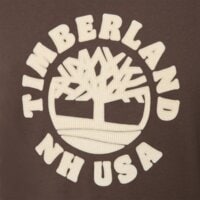 T-shirt, koszulka męska TIMBERLAND T-SHIRT HOLIDAY FRONT GRAPHIC SS TEE tb0a5mj22431 kolor brązowy