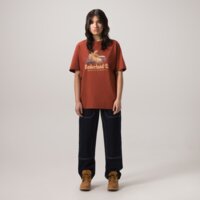 T-shirt, koszulka męska TIMBERLAND T-SHIRT FRONT BOOT GRAPHIC TEE tb0a6dj1eod1 kolor czerwony