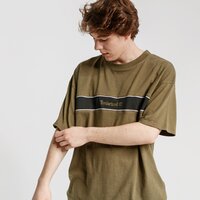 T-shirt, koszulka męska TIMBERLAND T-SHIRT SS STRIPE BOX FIT LINEAR tb0a1oafq691 kolor zielony