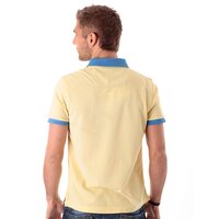 Koszulka polo męska TIMBERLAND POLO SS SLIM OXFORD 4653j718 kolor żółty
