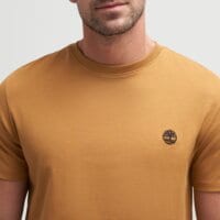 T-shirt, koszulka męska TIMBERLAND T-SHIRT SS DUNSTAN RIVER JERSEY CREW TEE (SLIM) tb0a2bprp471 kolor musztardowy