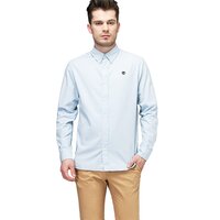 Koszula męska TIMBERLAND KOSZULA LS WELLFLEET SOLID OXFORD tb0a1ojsb021 kolor niebieski