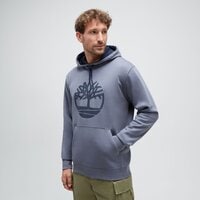 Bluza męska TIMBERLAND BLUZA Z KAPTUREM TFO TREE LOGO BRUSHBACK HOODIE tb0a626u0731 kolor niebieski